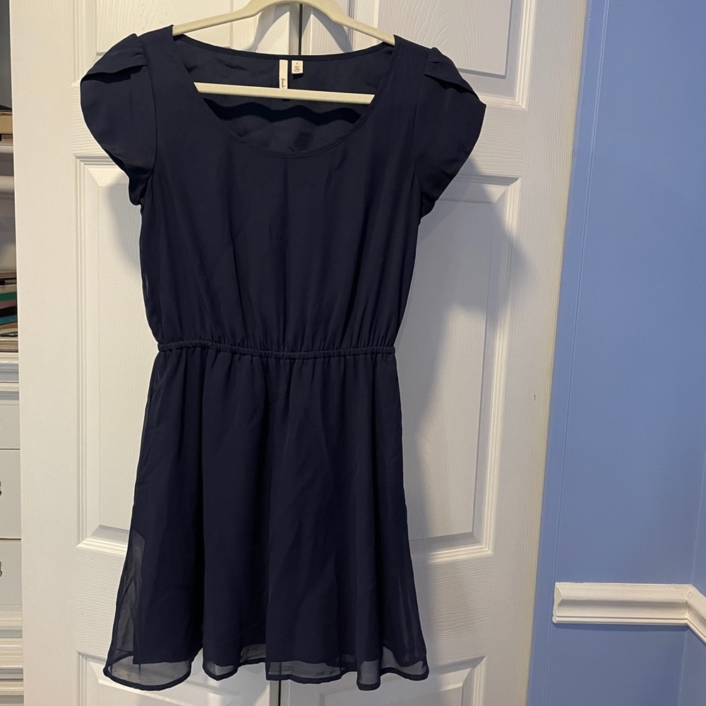 Blue dress